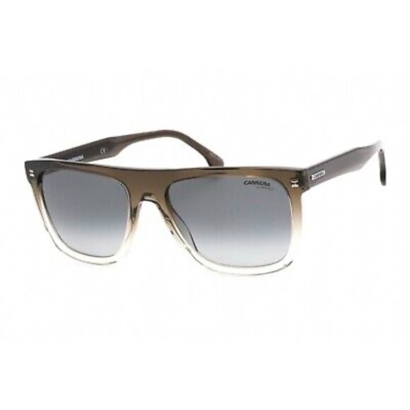 NEW SQUARE CARRERA 267/S 02M0 9O MEN SUNGLASSES CARRERA BROWN GREY EYEWEAR - Picture 1 of 3